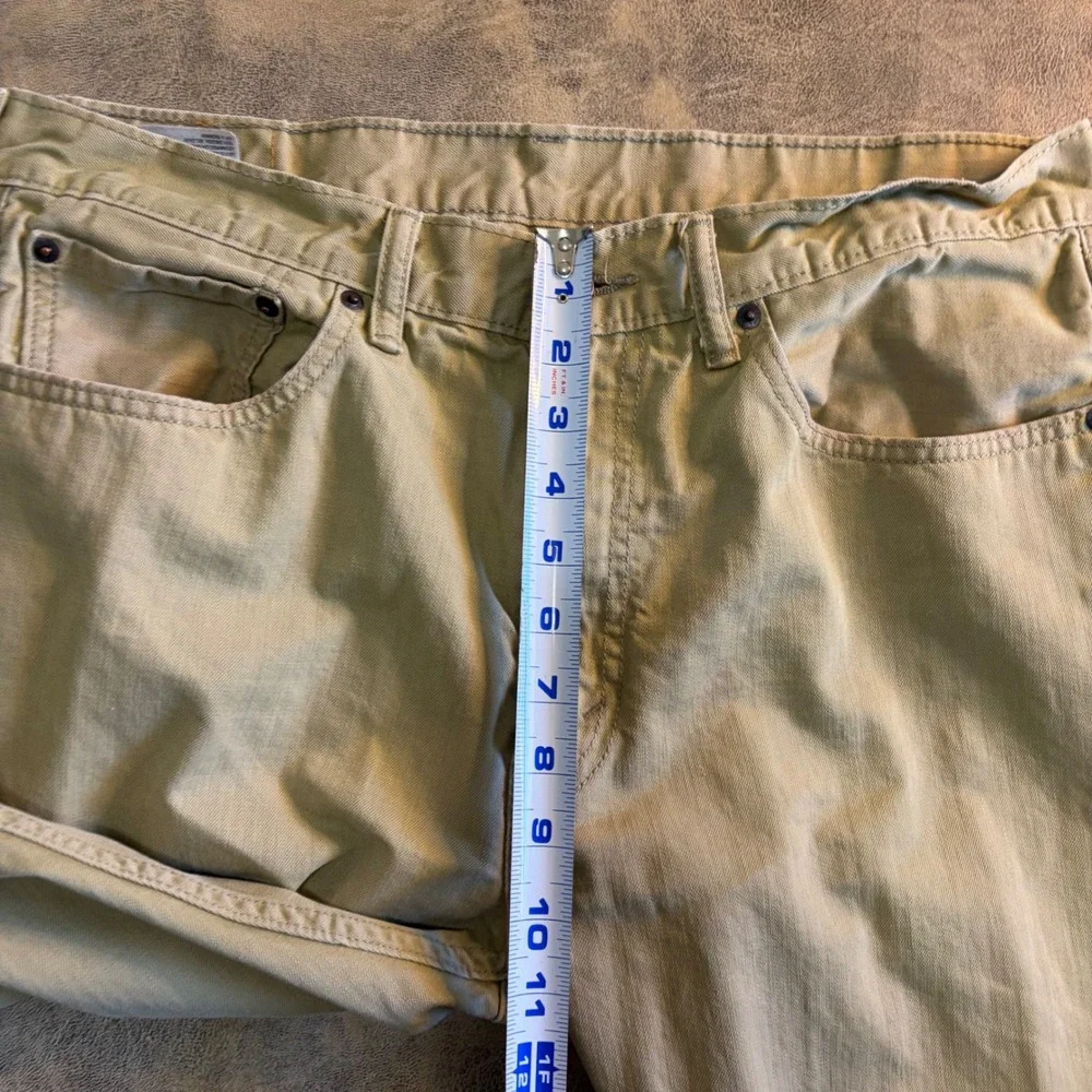 Levi's 541 Athletic Taper Pants Mens 36x34 Tan‎ Khaki Cotton